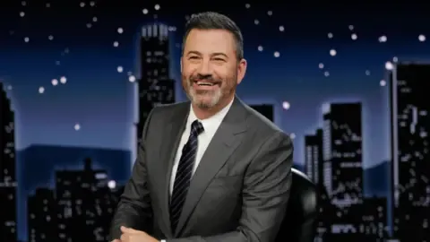 Late-night host Jimmy Kimmel for now removed from the airwaves due to disputed remarks regarding Charlie Kirk